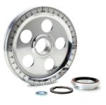 Sand-seal-pulley-kit-standard-diameter-bolt-on-with-alu-collar-and-orange-seal-VW-Käfer-00-8688-0